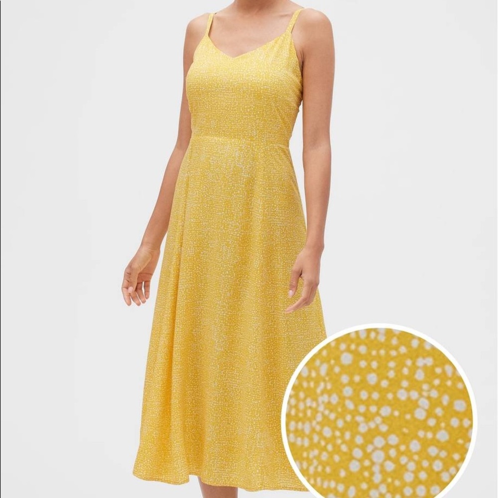 Yellow Midi Dress From Gap